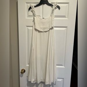 Lulus Away On Vacay White Two-Piece Maxi Dress | Size S | Color White